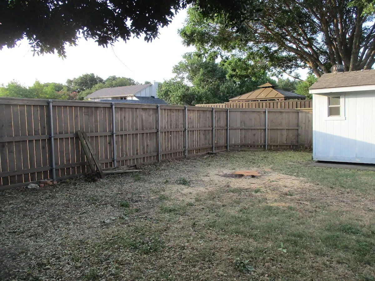 Cleared yard after professional tree removal in Soda Springs